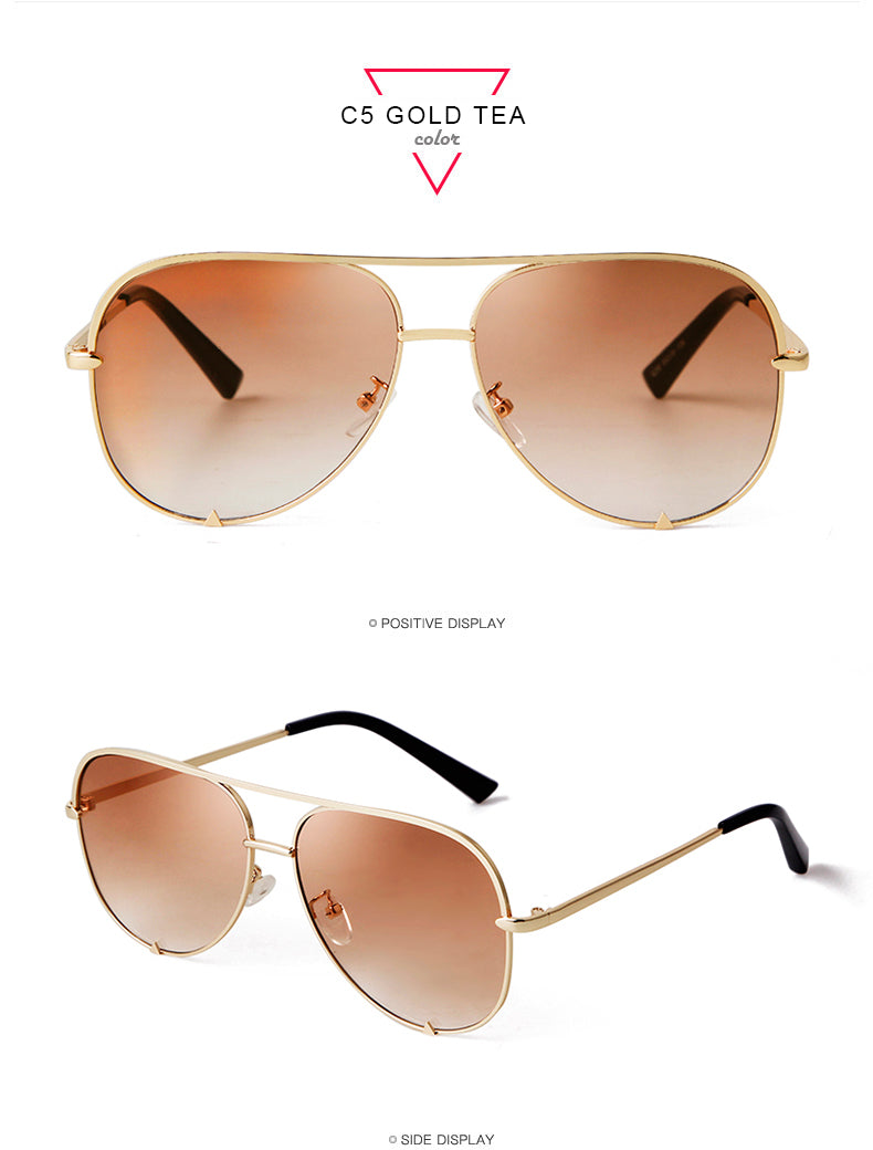 Vintage Oversized Women Sunglasses Shades UV400
