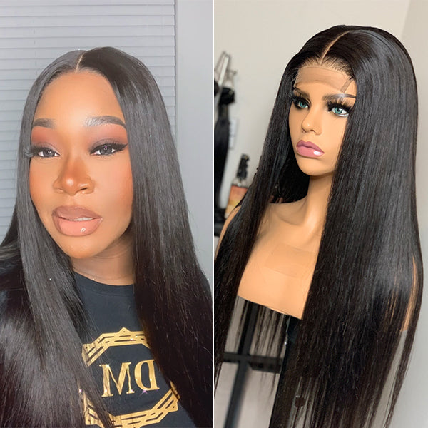 BREATHABLE GLUELESS HD LACE CLOSURE WIG-10-22"