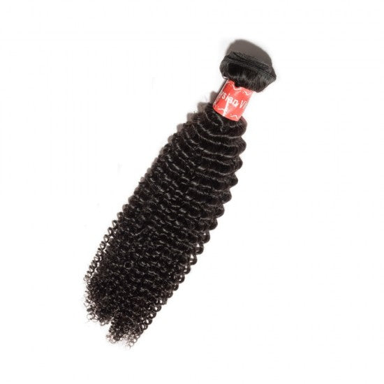 10-30 Inch Malaysian Body Wavy /Deep Curly/Straight/Kinky Virgin  Hair #1B Natural Black