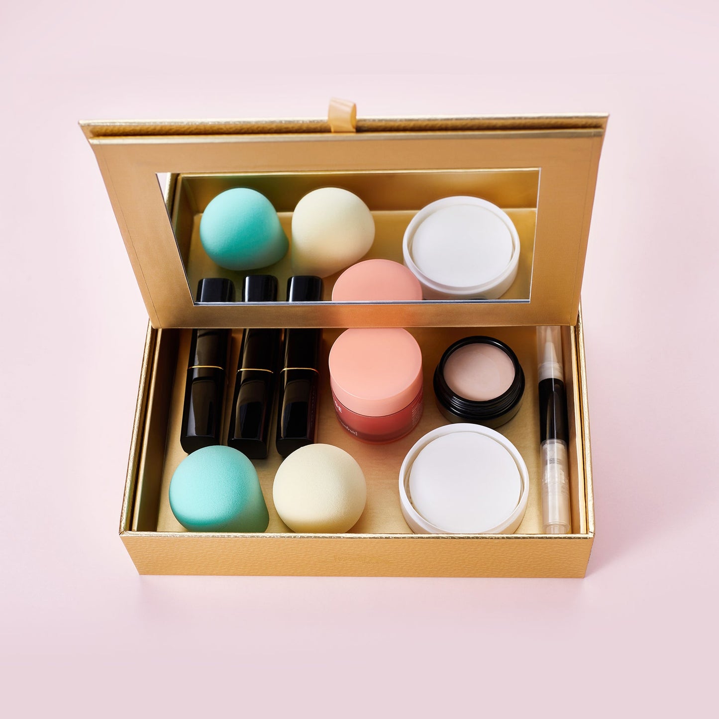 Makeup Organizer Box with Mirror