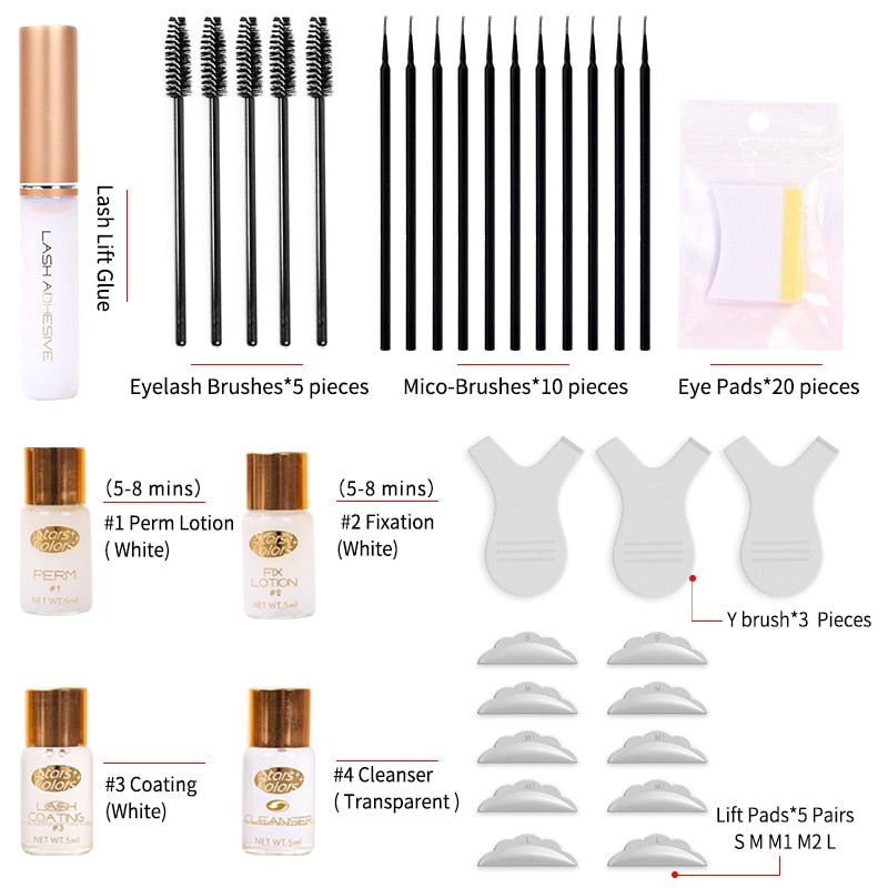 Mini Eyelash Kit Lashes lift Cilia Make Up Perming Lifting