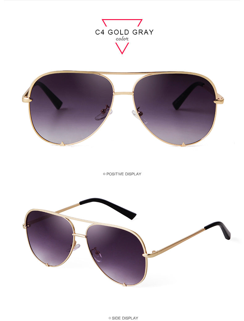 Vintage Oversized Women Sunglasses  Shades UV400