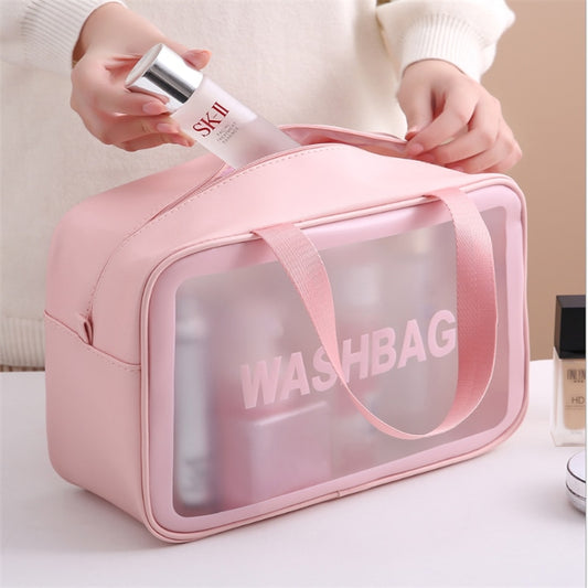 Women Portable Travel Wash Bag - Waterproof Makeup Storage