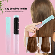 2 In 1 Hair Straightener Brush- Hot Comb Straightener for Wigs