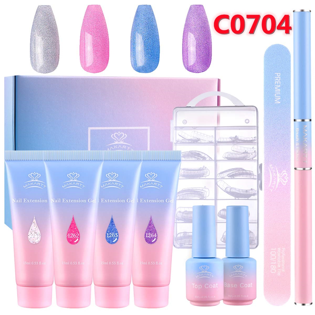 All In One Kit Nail Art for Nail Manicure Beginner Starter