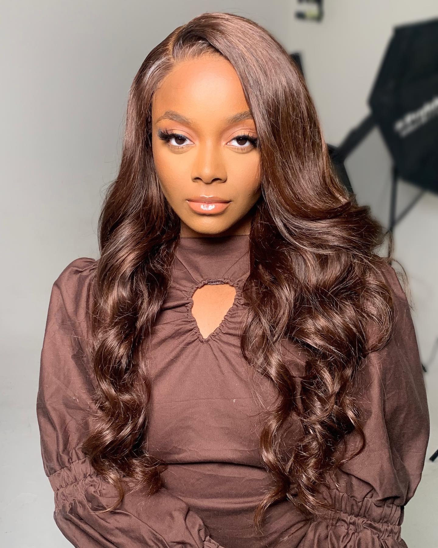 Body Wave Dark Brown 13x4 Lace Front Wig