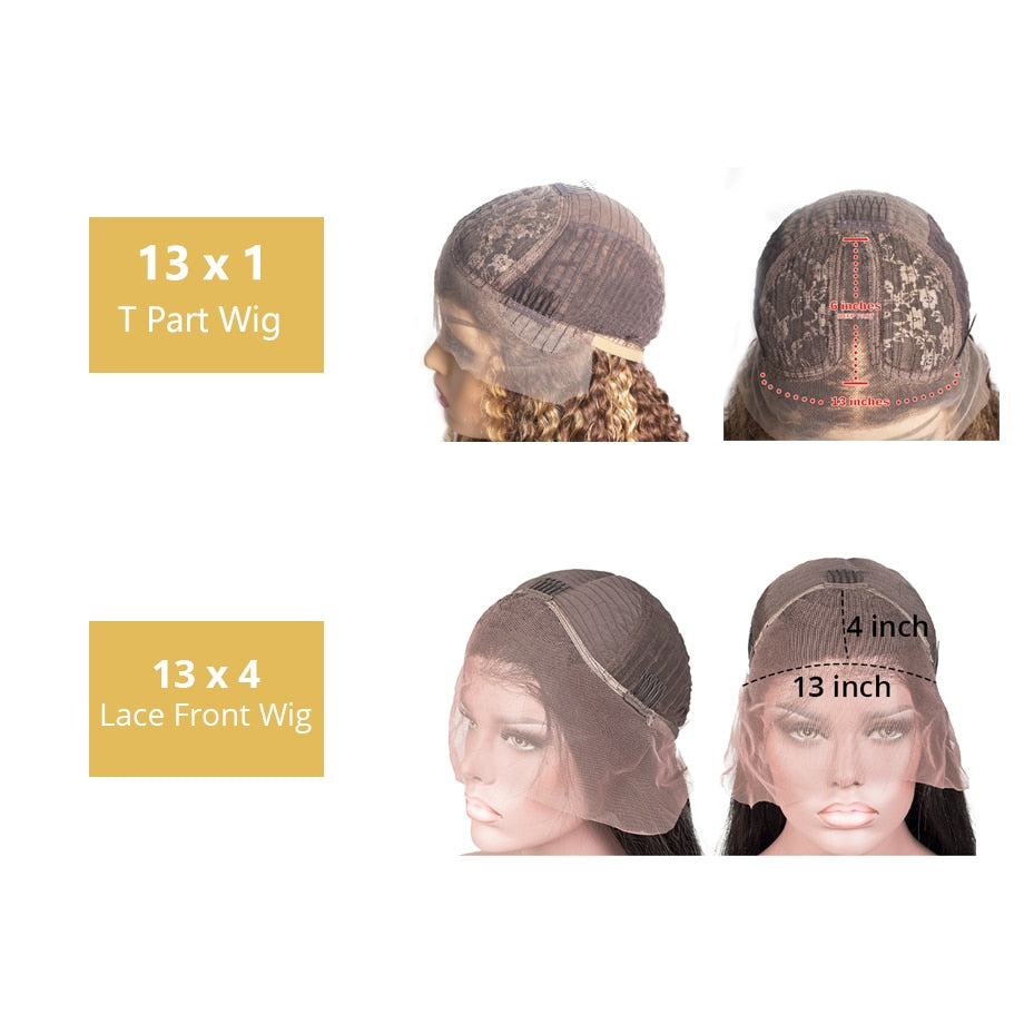 Ombre Highlight Body Wave Lace Front Brazilian Glueless wig