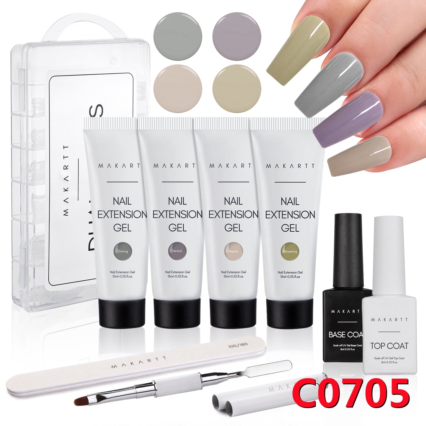 All In One Kit Nail Art for Nail Manicure Beginner Starter