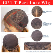 Honey Blonde Lace Front Wig Human Hair  HD -T Part