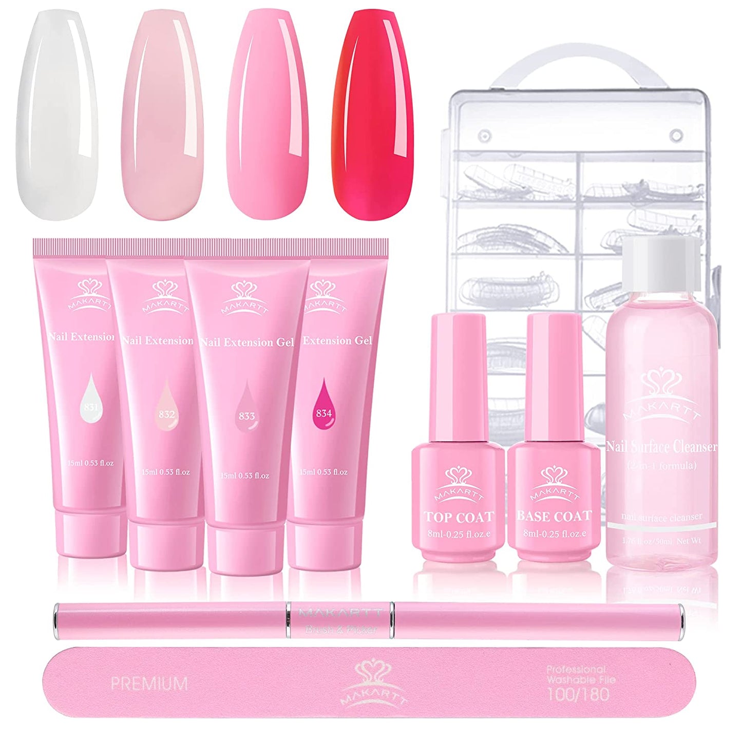All In One Kit Nail Art for Nail Manicure Beginner Starter