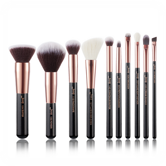 10 Pcs Basic Makeup Brush Set