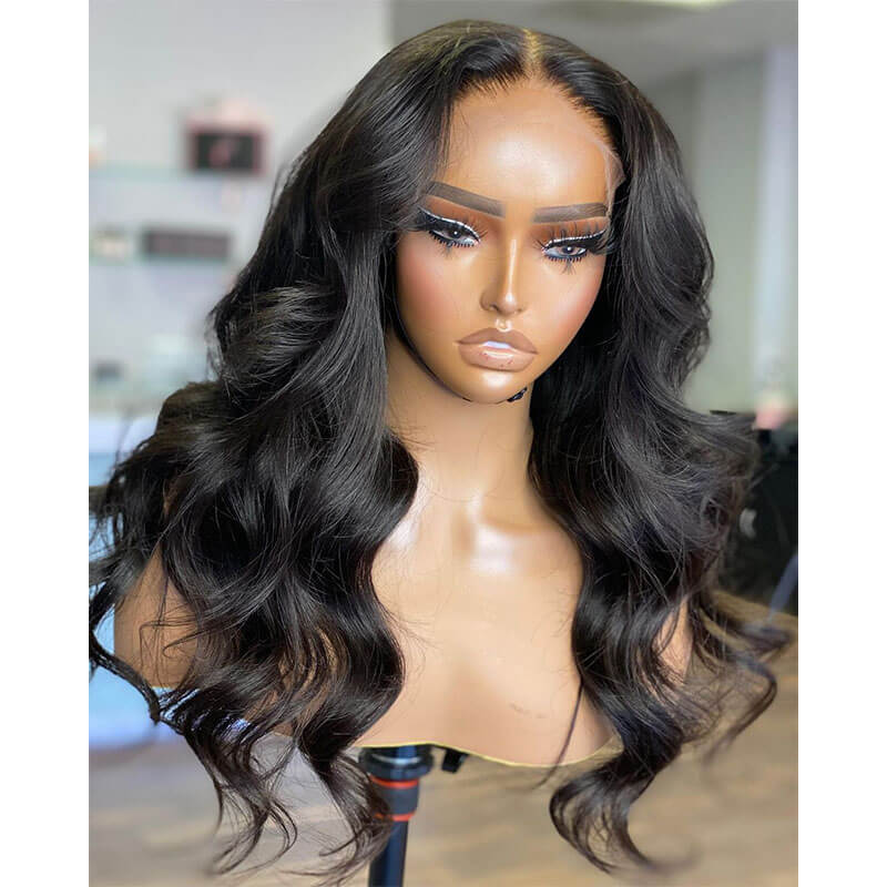 13×4 Full Frontal HD Lace Wig Brazilian Body Wave-180%