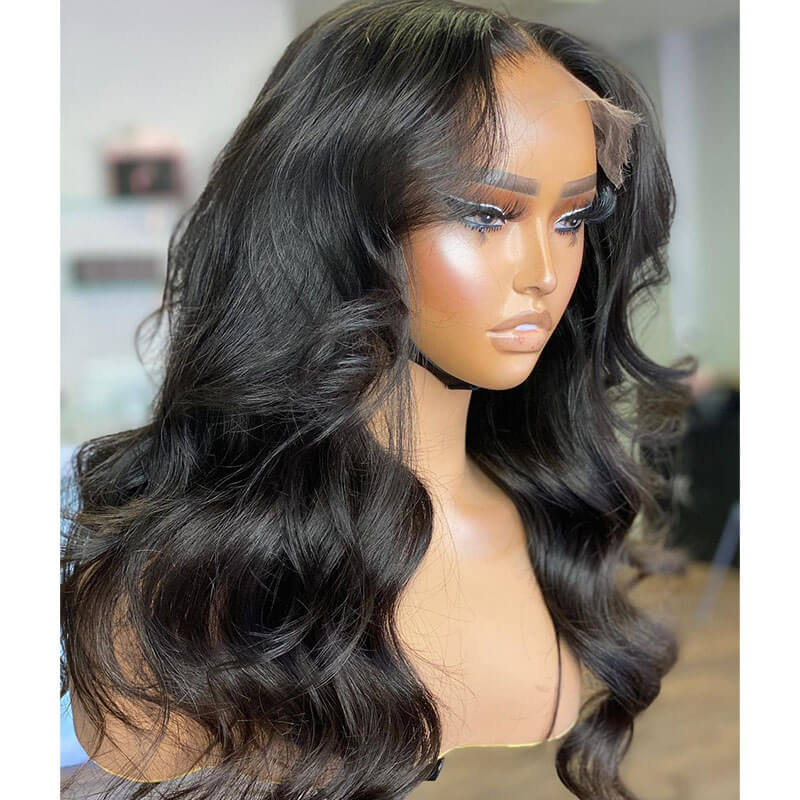 13×4 Full Frontal HD Lace Wig Brazilian Body Wave-180%