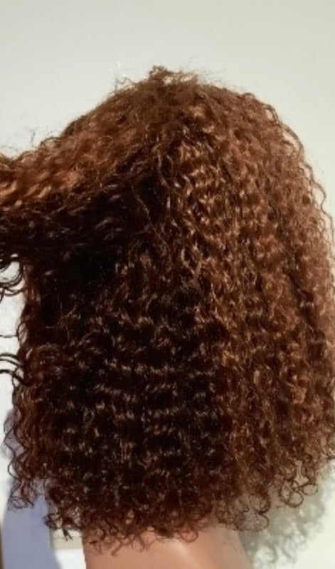 Real HD Lace-Undetectable Transparent Lace Wigs-Chestnut Brown Deep Wave